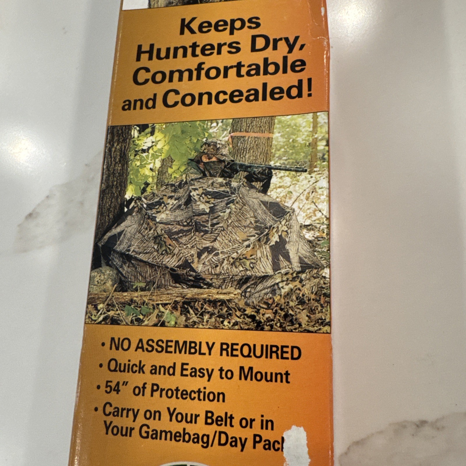 Vintage Buckwing Porta Roof & Turkey Hunter Blind Mossy Oak Break Up