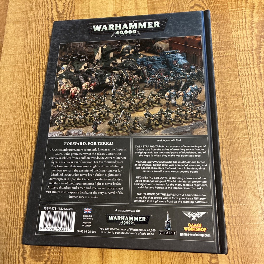 Warhammer 40K Astra Militarum Codex OOP Games Workshop VGC