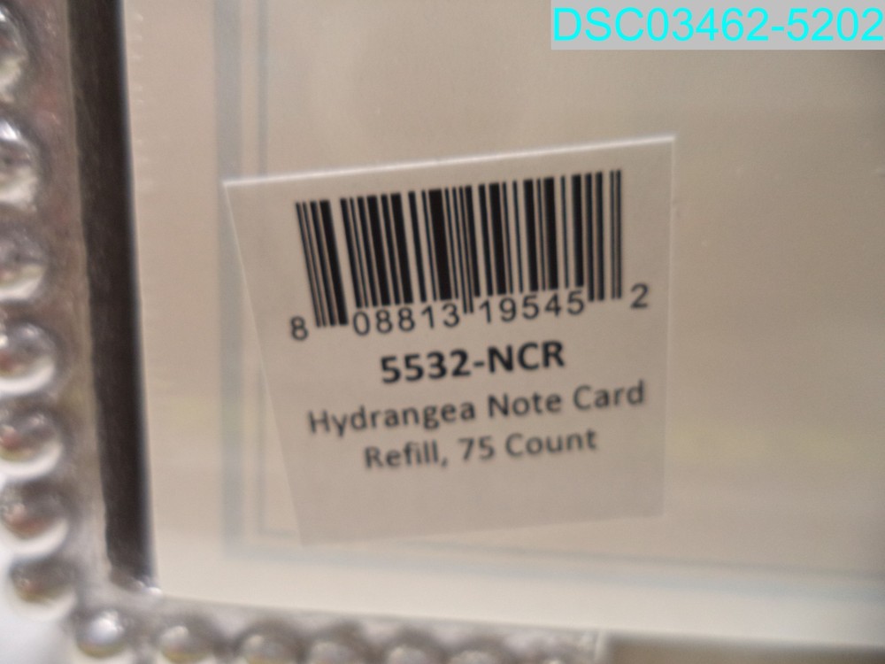 5532-NCR Hydrangea Beaded Note Pad Set 808813195452