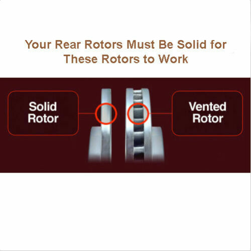 Front Rear DRILLED Brake Rotors for Ford Explorer Taurus Flex Lincoln MKS MKT