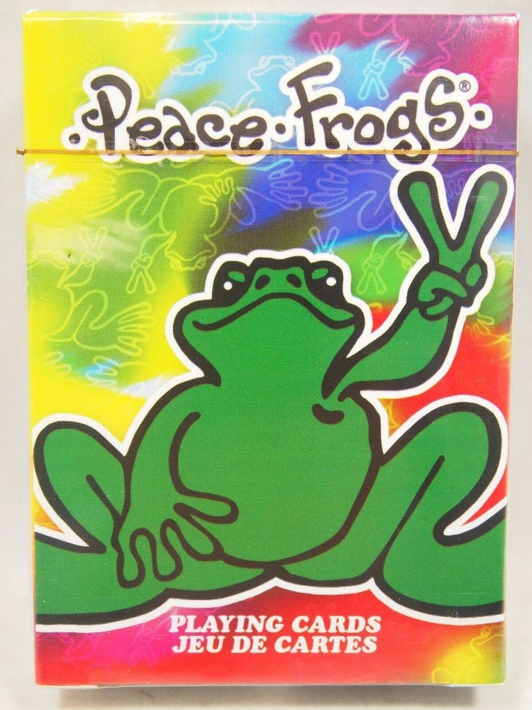 Peace Frogs Playing Cards Brand New