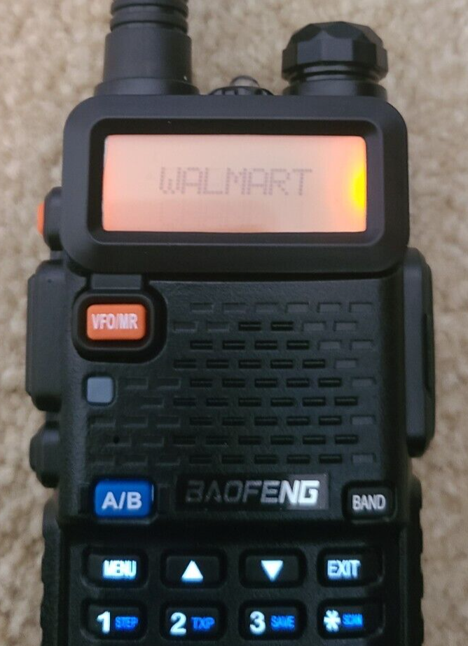 Walmart Walkie Talkie-Programmed to work w/ Motorola RDM2070D Two Way Radio