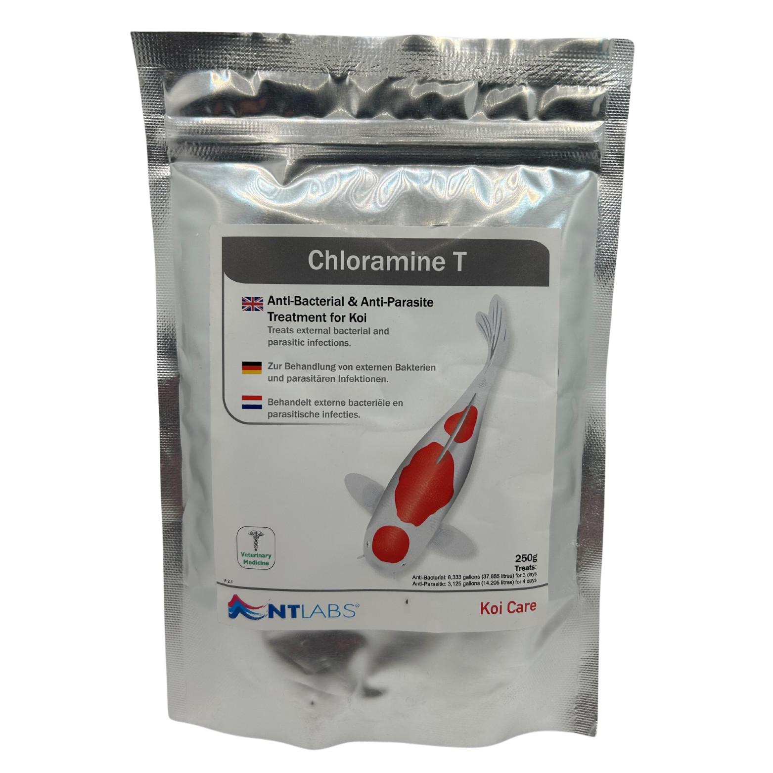 NT LABS CHLORAMINE T 250g. Bacterial Disease. Koi Pond Fish