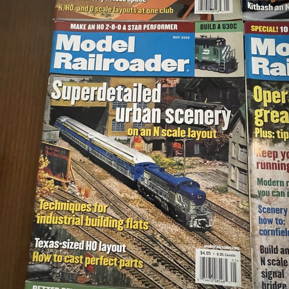 MODEL RAILROADER MAGAZINE 2002 FULL YEAR 12 ISSUES Excellent Condition