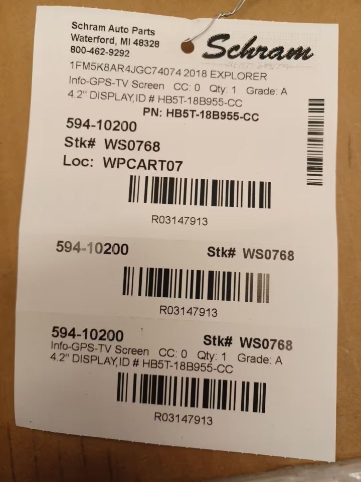 EXPLORER 2018 Info-GPS-TV Screen 3147913