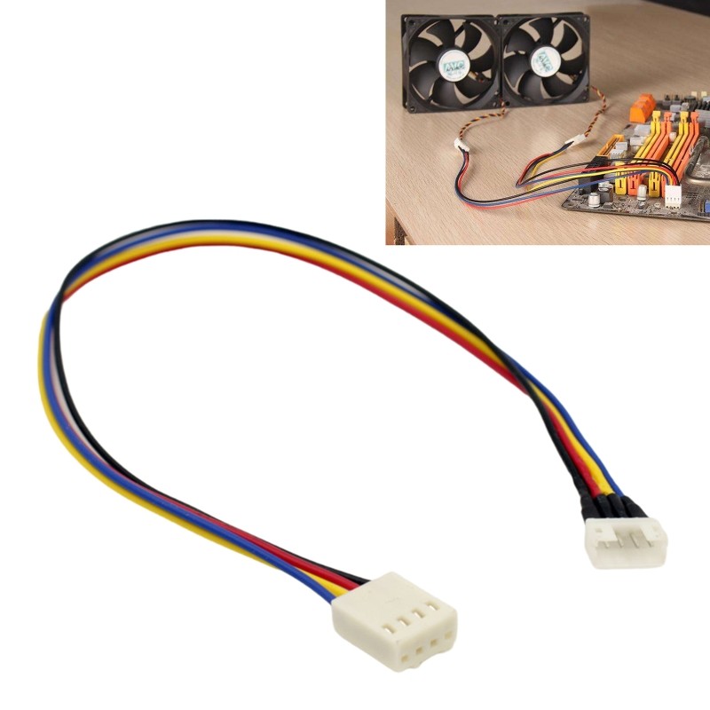 4-Pin PWM GPU Fan Cable for Graphics Cards Mini 4Pin Extension Cable