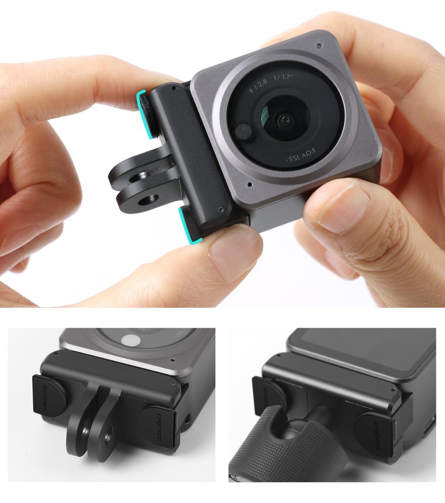 4Pack Silicone Anti-dropping Buckle Locking Plug Lock for DJI Action 2 Camera G