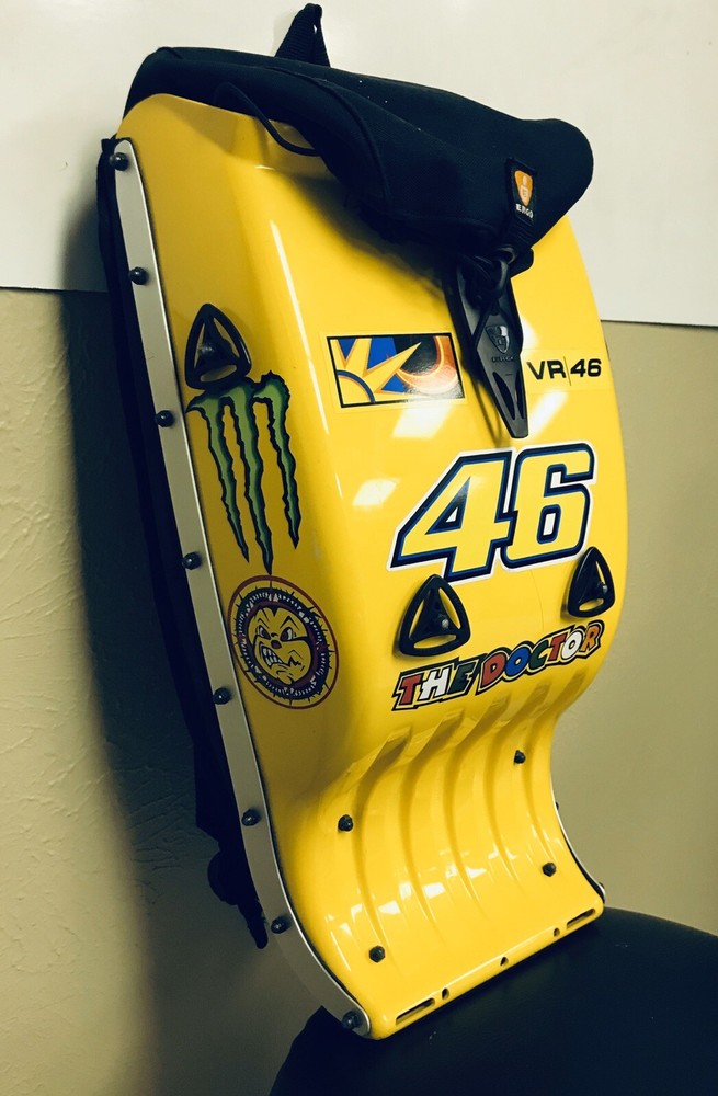 ERGO Megalopolis Aero Hardshell Motorcycle Backpack Spine Protector- Yellow