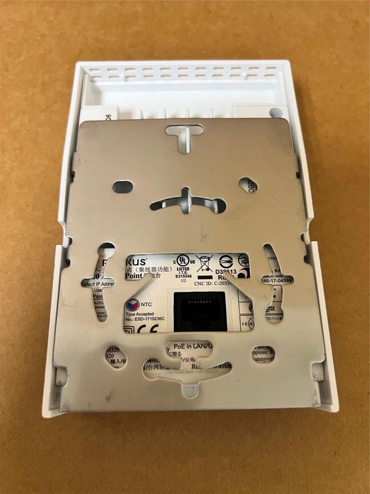 Ruckus ZoneFlex H320 Metal Backplate Mounting Bracket