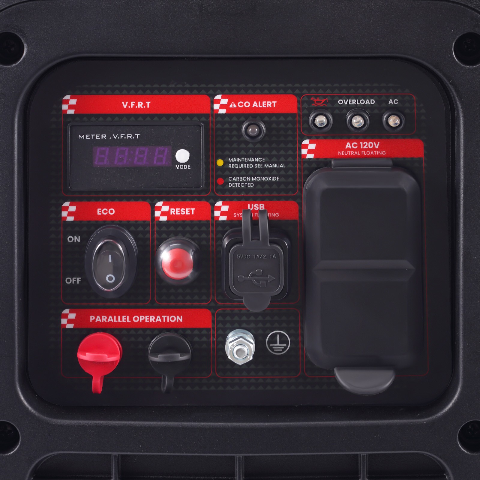 2850W Portable Inverter Generator Gas Powered Quiet Eco Parallel Ready