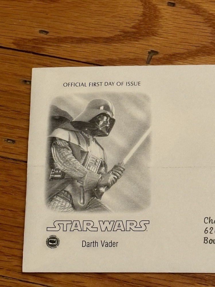 STAR WARS DARTH VADER FIRST DAY ISSUE STAMP 2007