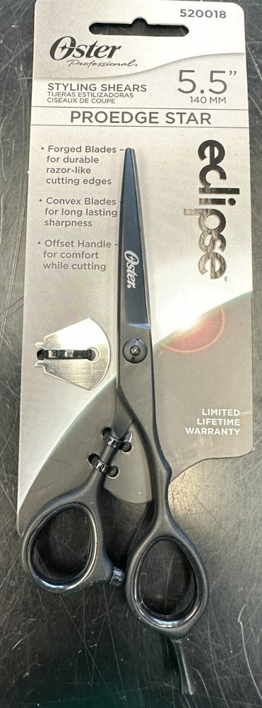 Oster PROEDGE STAR Eclipse 5.5 140MM Styling Shears Scissors