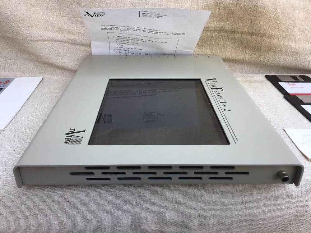 NVIEW VIEW FRAME ll +2 VISUAL PRESENTATION PROJECTION.