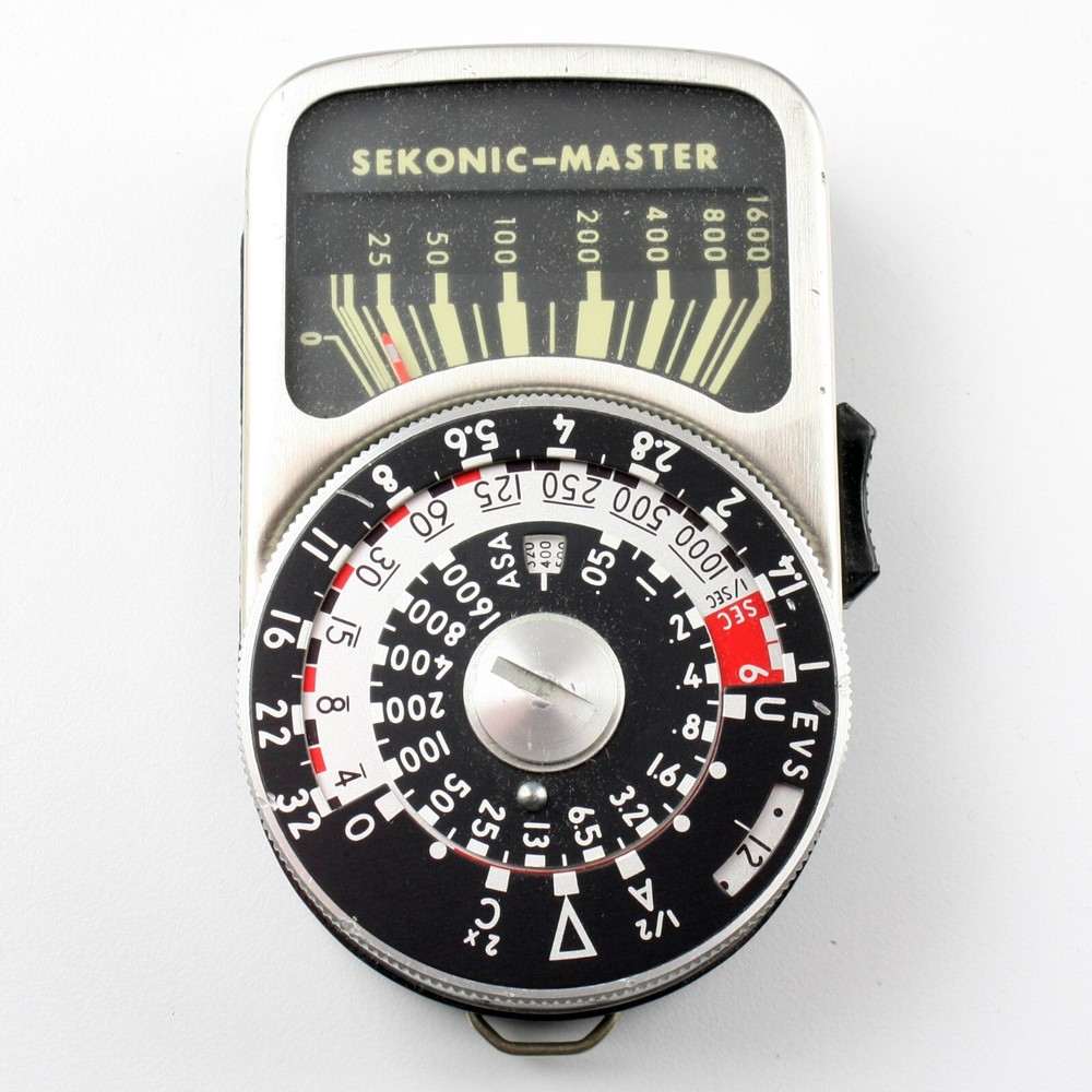 Sekonic-Master Model L-104 Analog Reflected Light Meter + Case