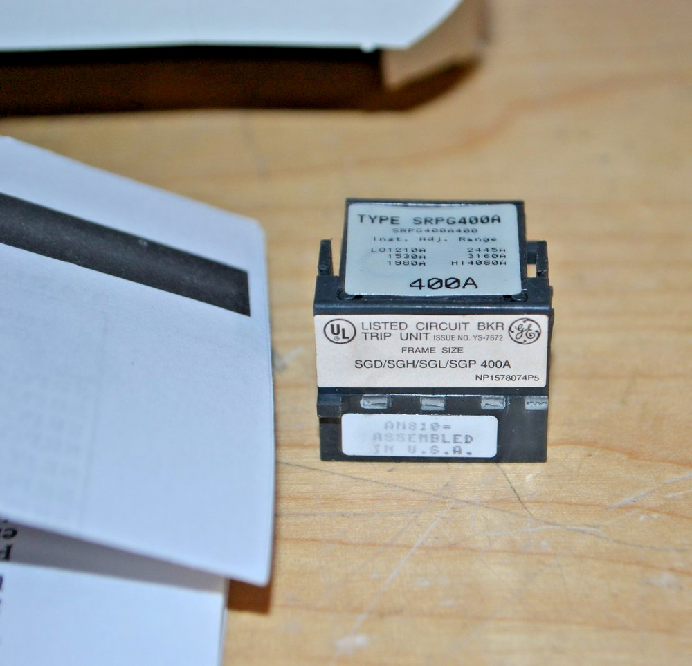 GE ~ SRPG400A400 ~ Rating Plug for Circuit Breaker 400A ~ NEW