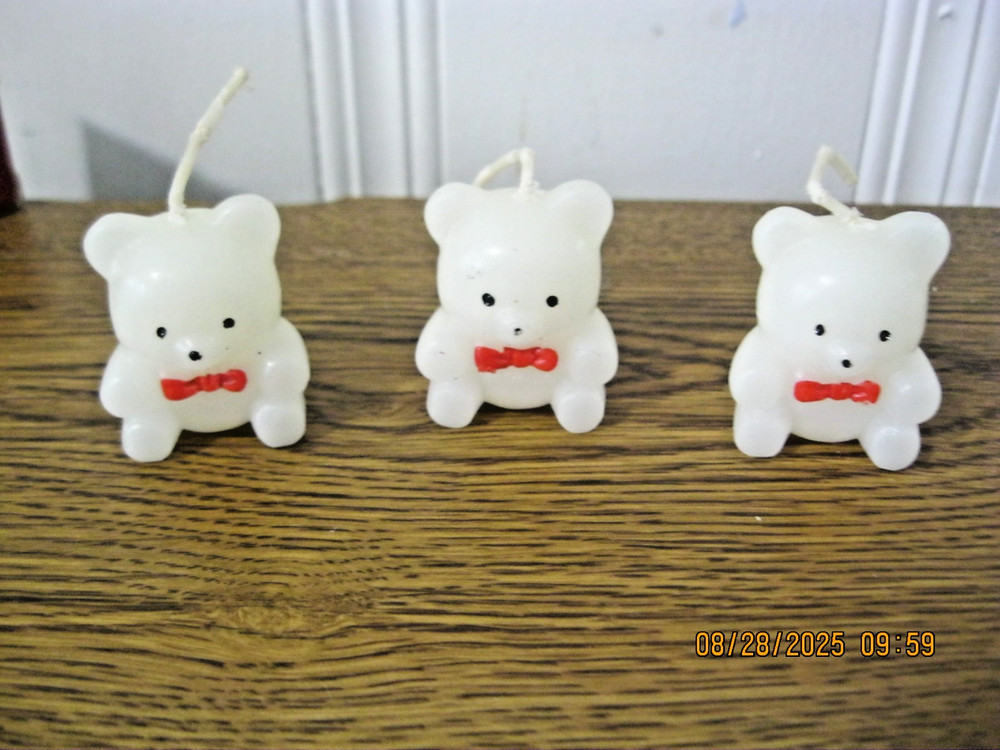 Small Bear Candles by Avon