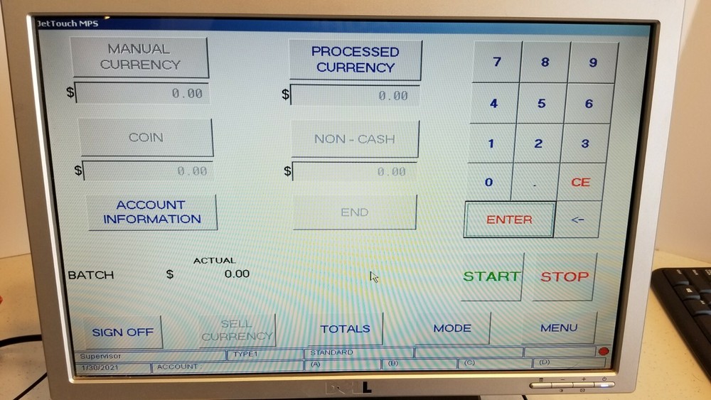 Cummins Allison MMPS 4200 Computer 9389 Win7