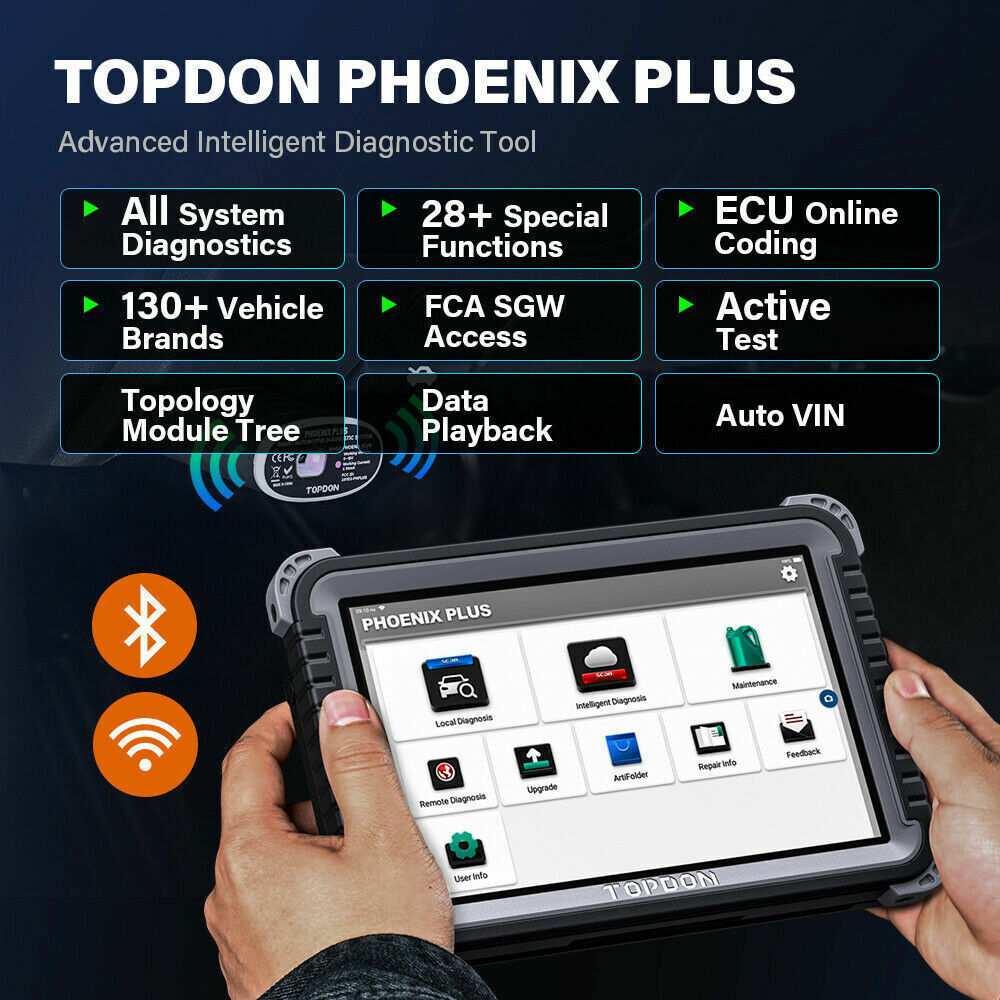 2024 TOPDON Phoenix Plus Key Programming Tool Full System Diagnostic Scanner