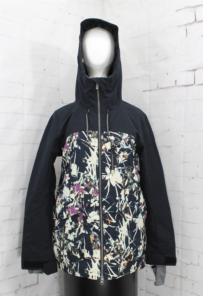 Roxy Stated Snowboard Jacket, Women's Large, True Black Superlights