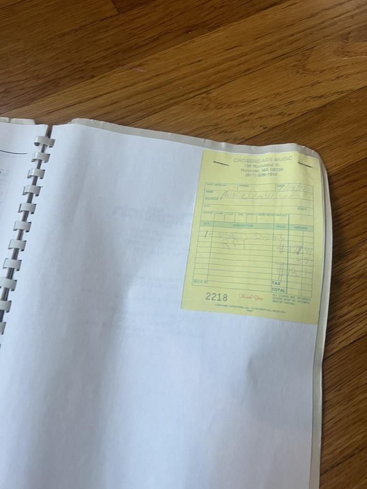 Digitech RP-1 Manual Book Only