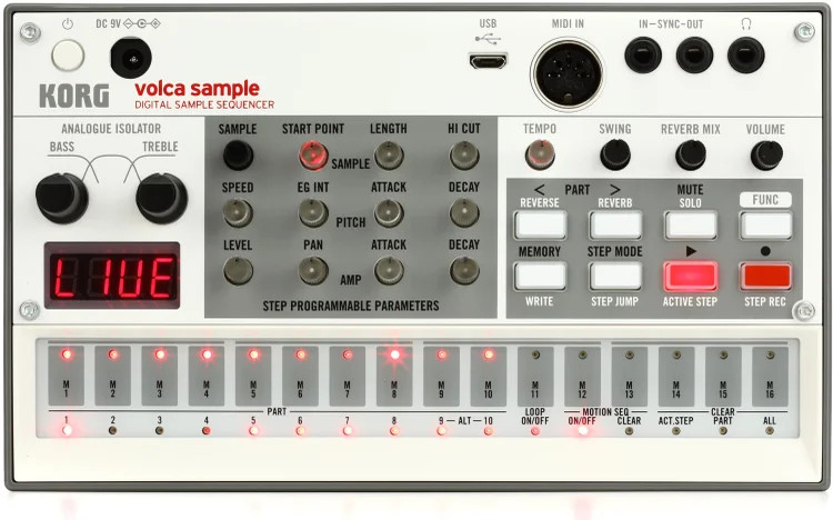 Korg Volca Sample 2 Digital Sample Sequencer