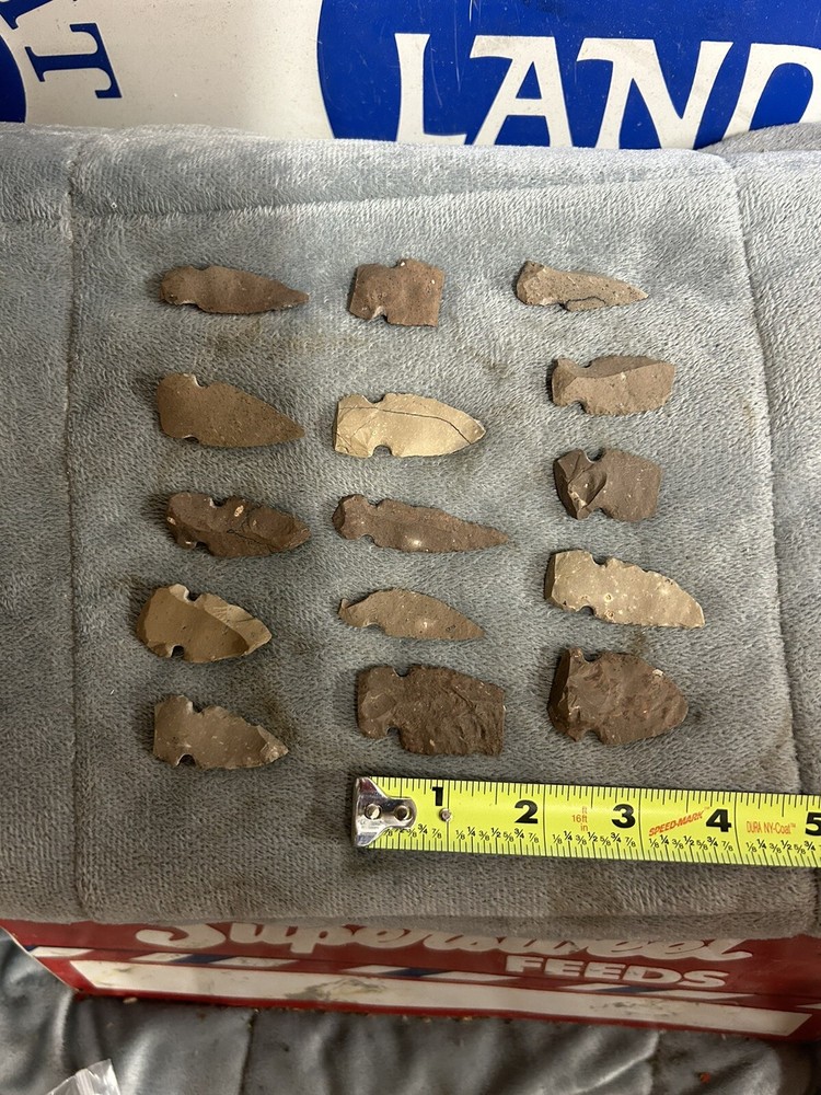 15 Piece Arrowhead Collection Assortment