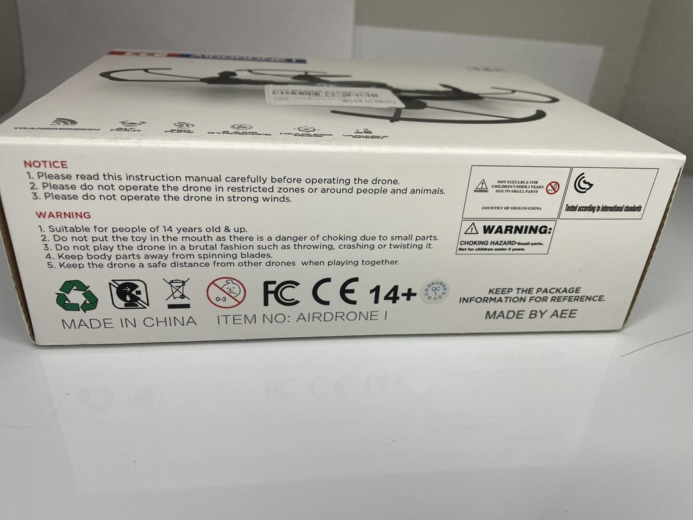 CCE Mini Folding Drone UAV with Altitude Hold, Flips, Headless Mode, 2 Batteries