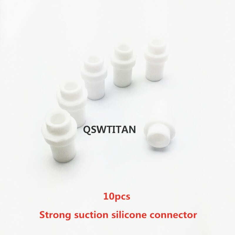 Dental Saliva Ejector Weak Suction Rubber Snap Tip Adapter Replacement 10 PCS