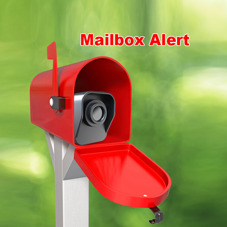 Wireless Solar Driveway Alarm Sensor Security System Receiver+Sensor Plug&Play