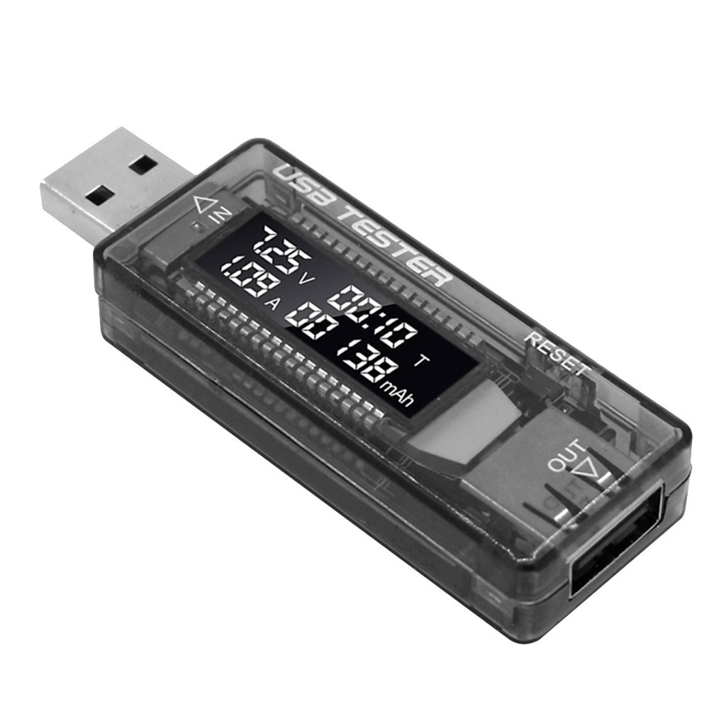 USB Tester, Current, Voltage, Charger, Capacitance, Tester, Voltmeter, Display1053