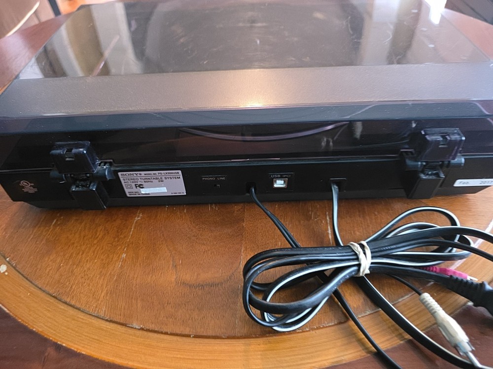Sony PS-LX300USB Turntable TESTED AND WORKING!