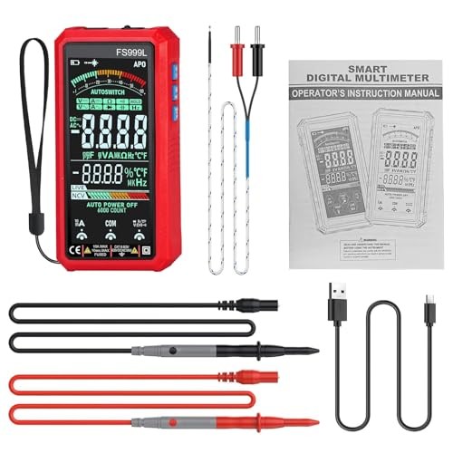 Digital Multimeter, FS999L Multimeter, USB Rechargeable Digital Multimeter –