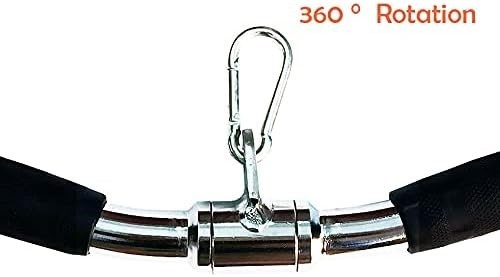 29" Lat Pull Down Bar For Cable Machines w/Rubber Grips