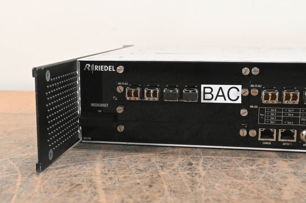 Riedel MediorNet MN-2RU Rackmount Modular Mainframe CG01B0D