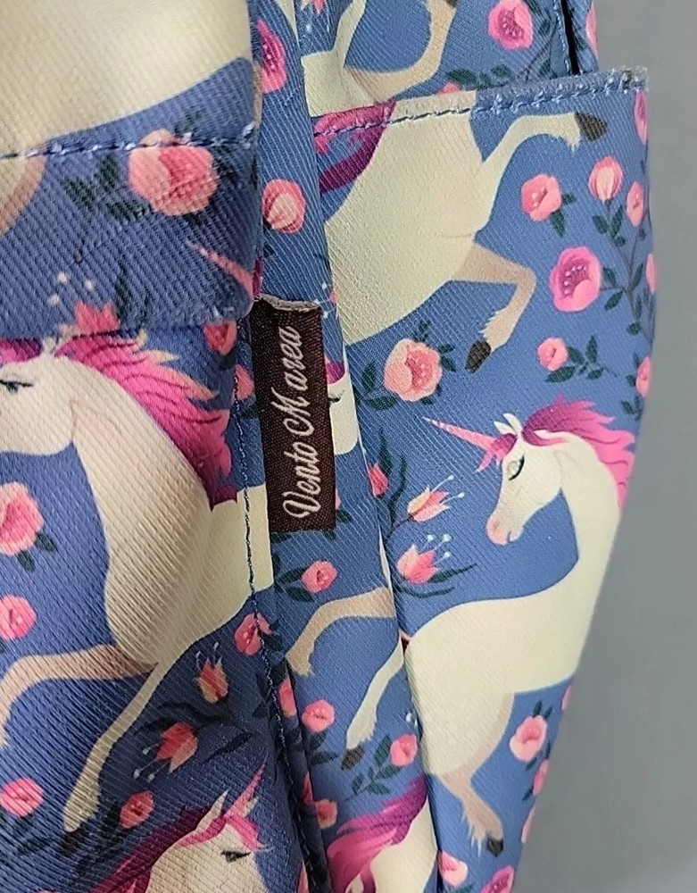 Unicorns and Roses backpack padded laptop pocket back pack