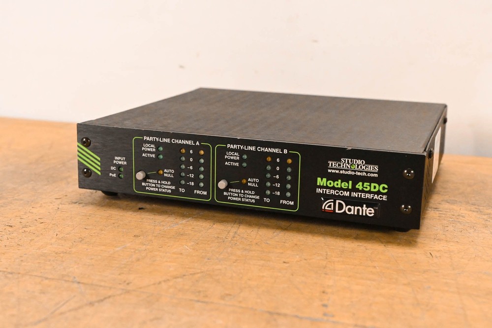 Studio Technologies 45DC Dante Intercom Interface (NO PSU) CG01SP7