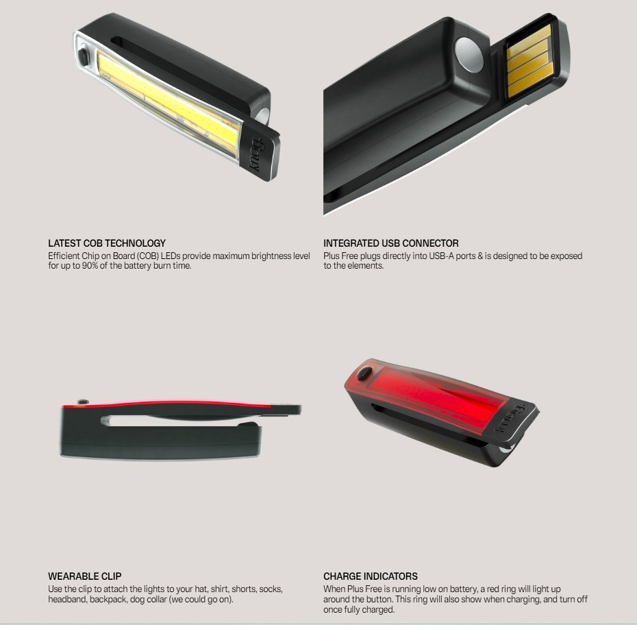 Knog Plus Free - Light Set Twin-Pack