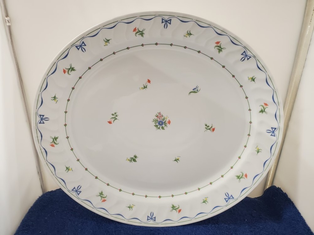 Spode Ribbons & Bows Oval Serving Platter LK