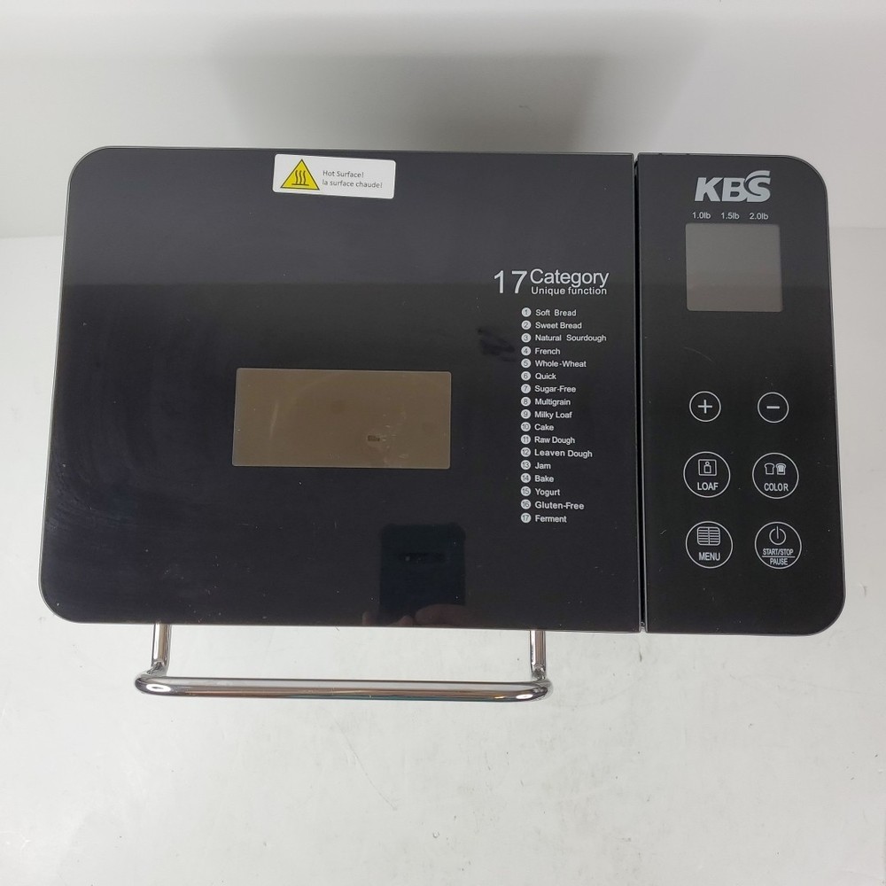 KBS Pro Bread Machine Maker 2 Lb 17-in-1 Automatic Breadmaker MBF-010