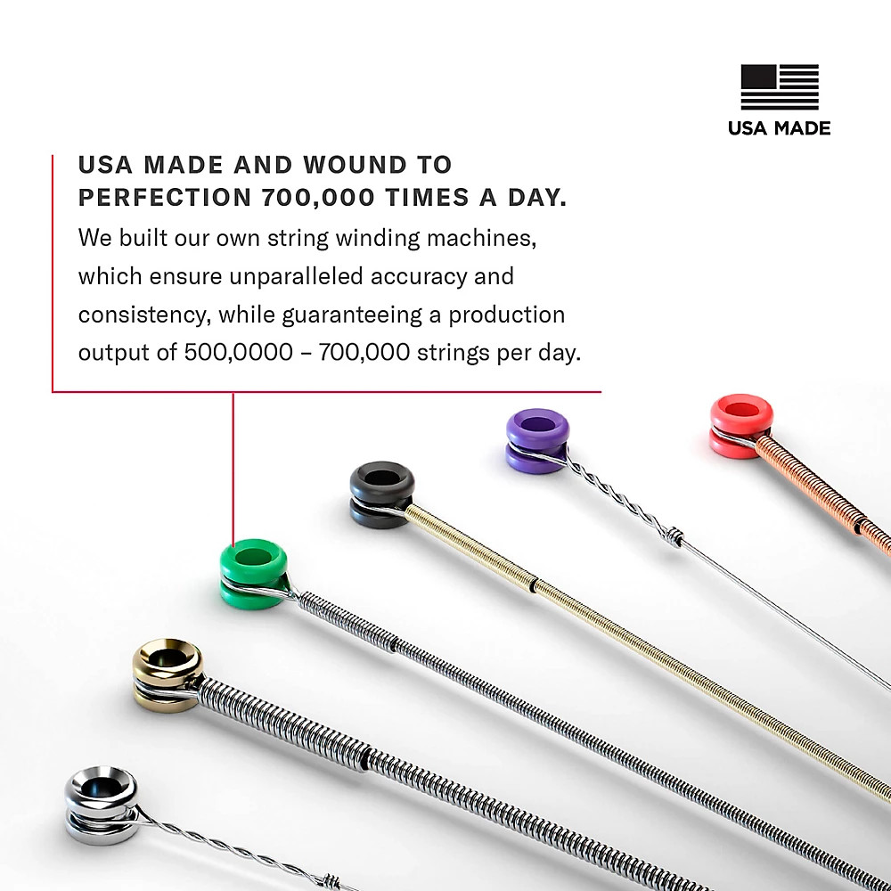 D'Addario ProSteels EPS170-5 Regular Light 5-String Bass Strings