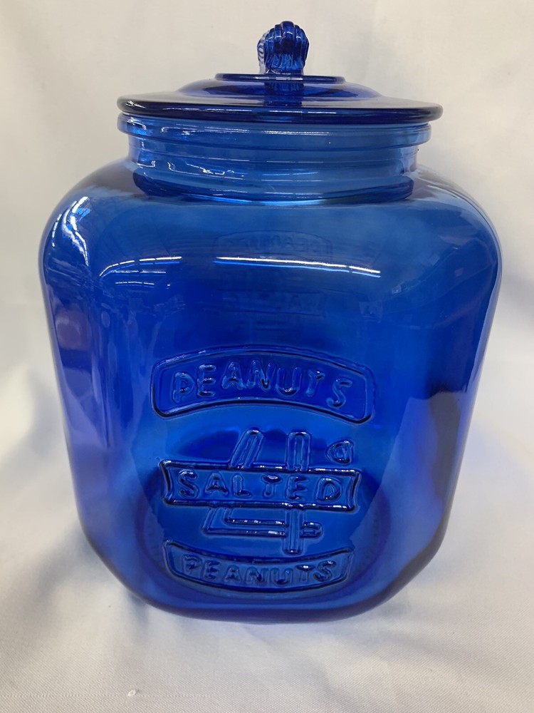 Blue Peanuts Salted Jar
