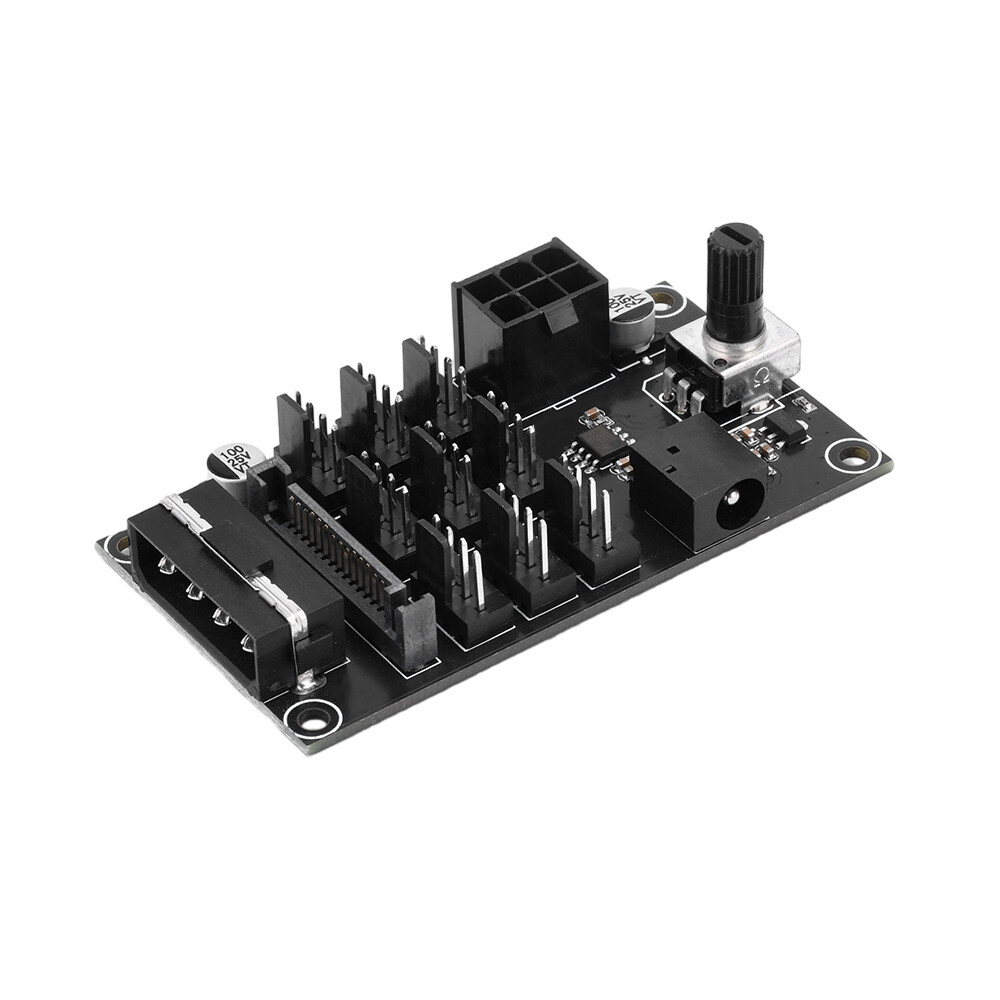 Computer Chassis PWM Violent Fan Speed Controller 9CH High-Power Hub Controller