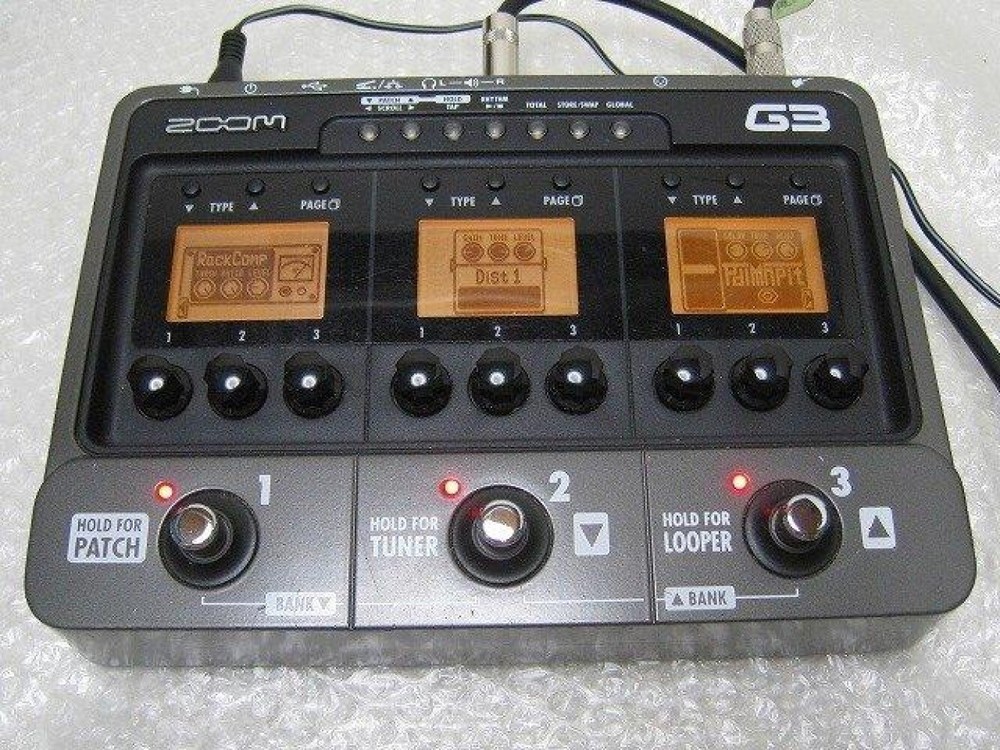 Zoom G3 Multi Effects Processor Guitar Pedal USED