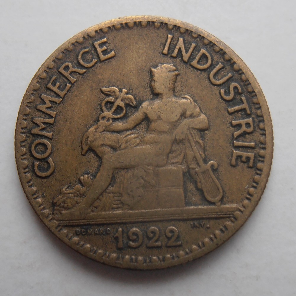 FRANCE 50 CENTIMES 1922