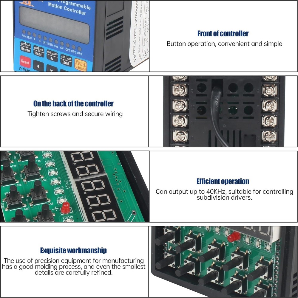 Single Axis CNC Motion Programmable Controller 40Khz 1 Axis CNC System P-PMC Man