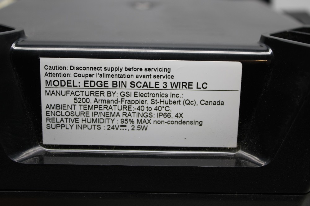 Cumberland EDGE Bin Scale 3 Wire LC Display 074-11773 New
