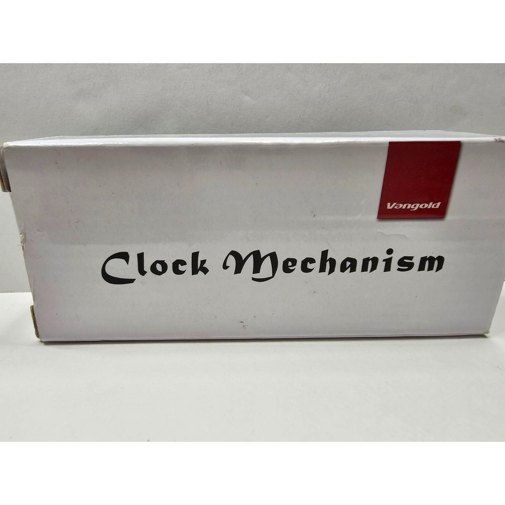 Vangold Clock Mechanism Kit With Hands & Mounting Hardware Complete