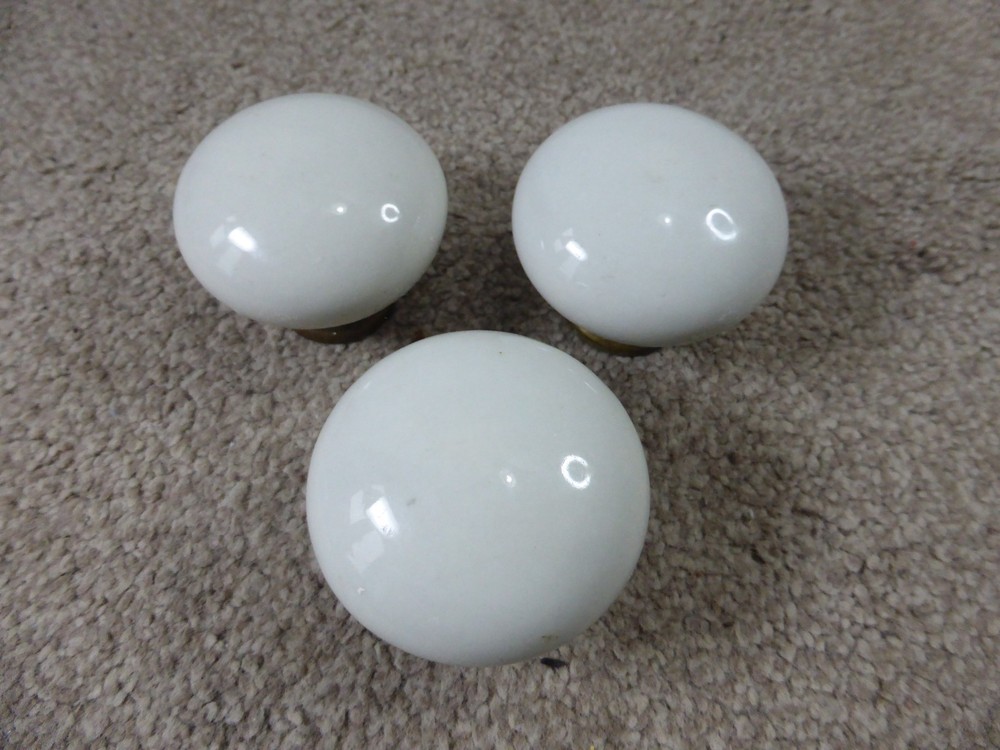 Ceramic Pottery Door Knobs 1970s Vintage