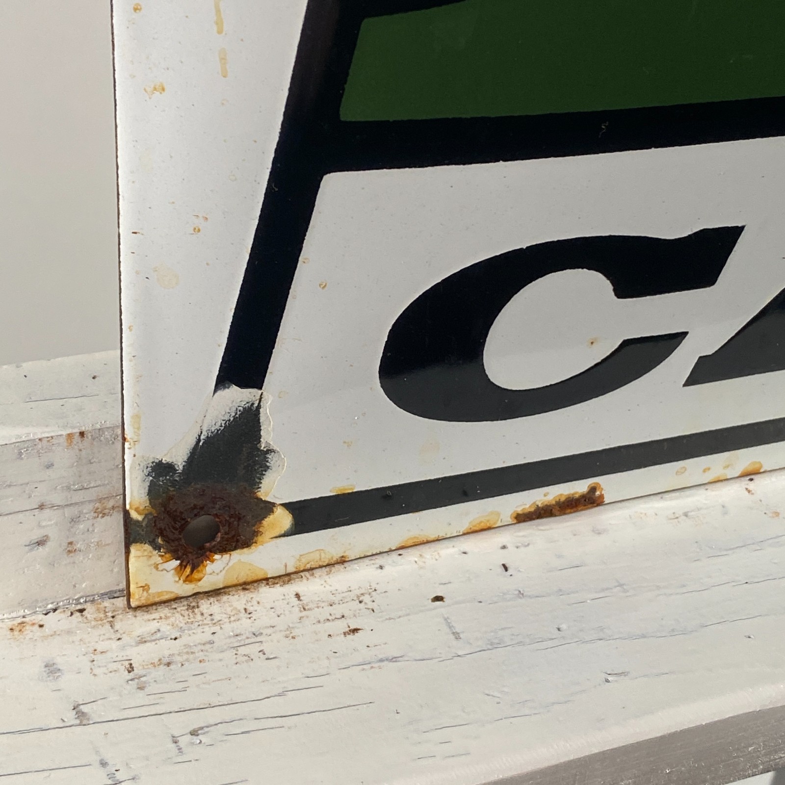 Cagiva Enamel Sign - 60x40cm (23.6x15.7") - Nice Retro Motorcycle Garage Signage