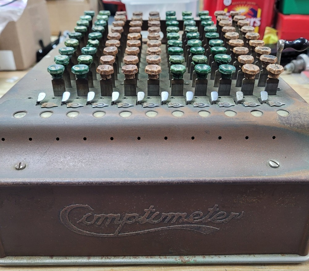 Antique Felt & Tarrant MFG Co. Comptometer Trade Adding Machine Chicago